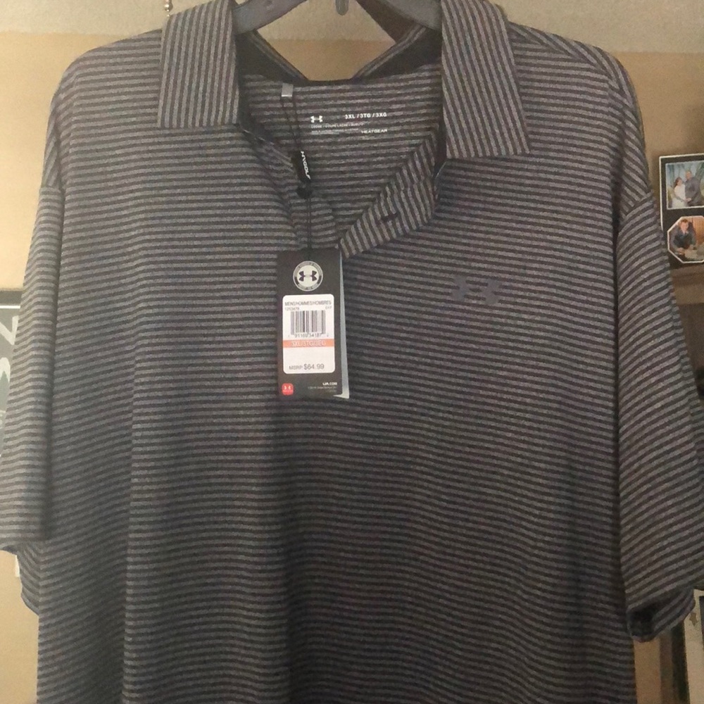 Under Armour heat gear golf polo